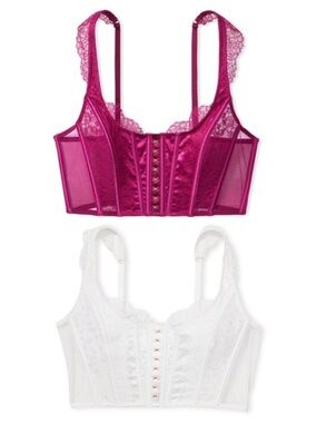 (2) Victoria’s Secret ‘Dream Angels’ Longline Bras, size XS